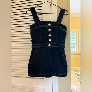 Maeve Dark Blue Kids Romper